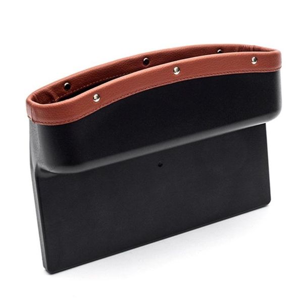 

car organizer autoyouth seat crevice storage box pu leather cup holder auto side pocket for stowing tidying