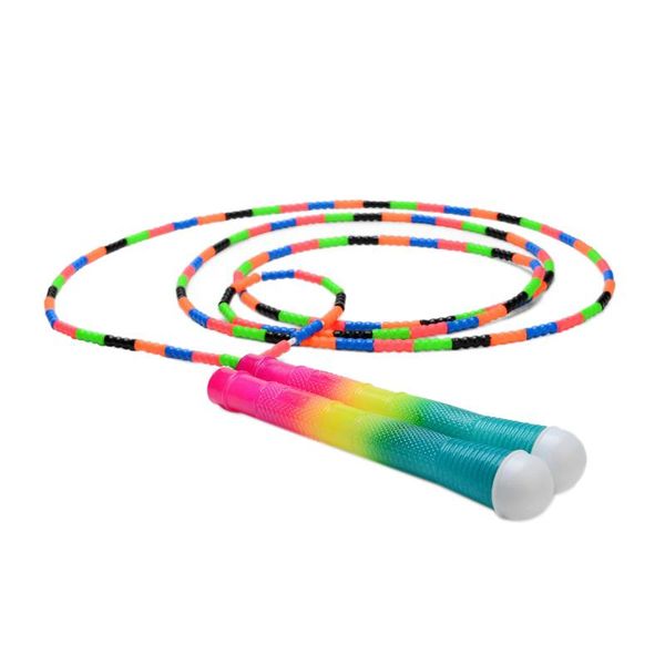 

colorful skipping rope bamboo adjustable with skin friendly handles for kids or students jump ropes