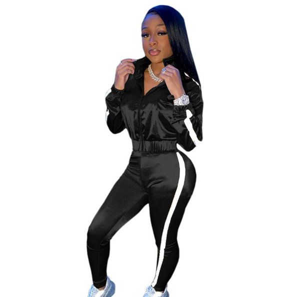 

fashion women's glittered running jogging sport gym wear sports set, Gray