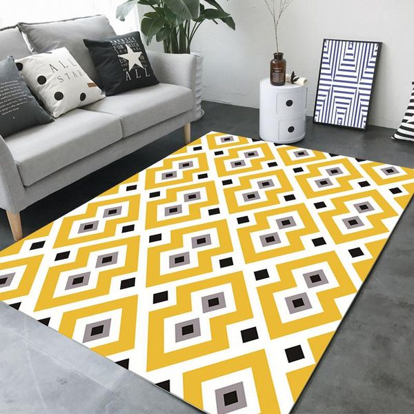 

carpets nordic simple style living room coffee table carpet bedroom bedside cushion geometric abstract light luxury