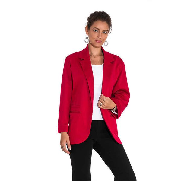 

fashion suits blazers business style 7-sleeve women's blazer tqd260025, White;black