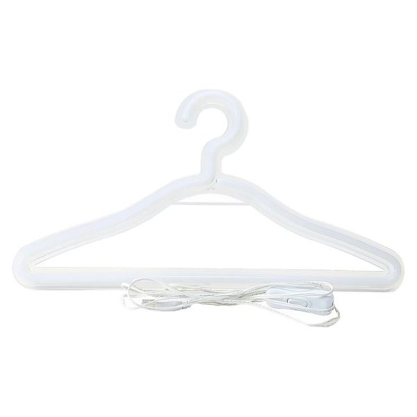 

hangers & racks led neon light usb powered clothes stand decorative lights hanger