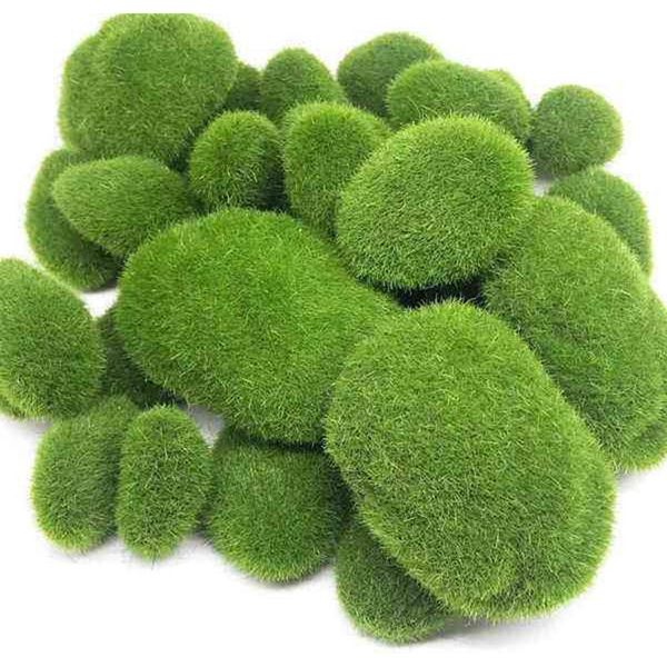 

artificial moss rocks decorative faux green moss covered stones for design rocks decorative faux green 20pcs