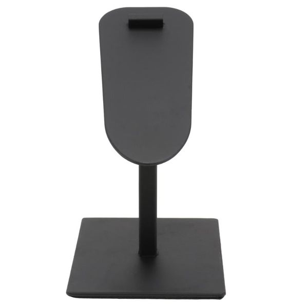 

hooks & rails 1pc durable display rack high-heel stand mall holder (black)