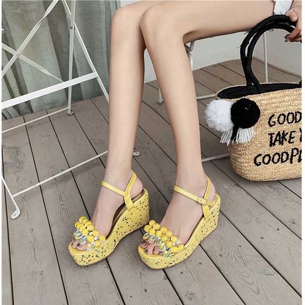 

fashion 2021 buckle strap high heels roman sandals gladiator luxury rhinestone summer high heels, Black