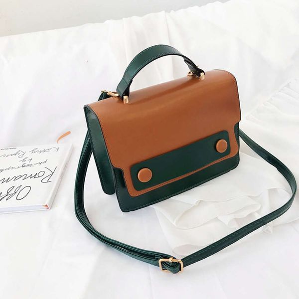 

hbp small 2021 new fashion korean color contrast portable single shoulder bag
