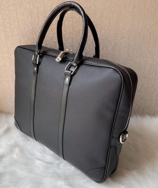 

urban 2021 luxury men shoulder briefcase black brown leather handbag business men lapbag messenger bag