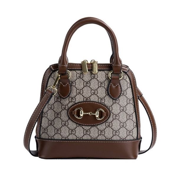 

factory store 65% off clearance sale direct 2021 single shoulder synthetic leather brown small zipper single shoulder messenger bags, Black;red