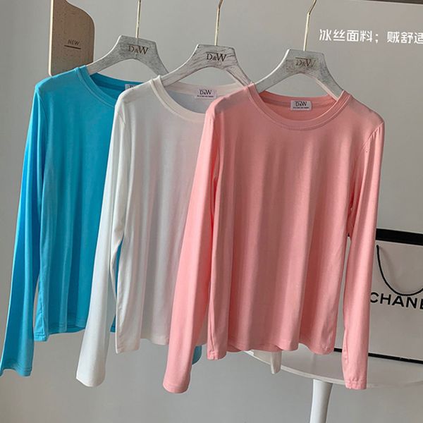 

long-sleeve shirt with and v-cleavage d2wv, White