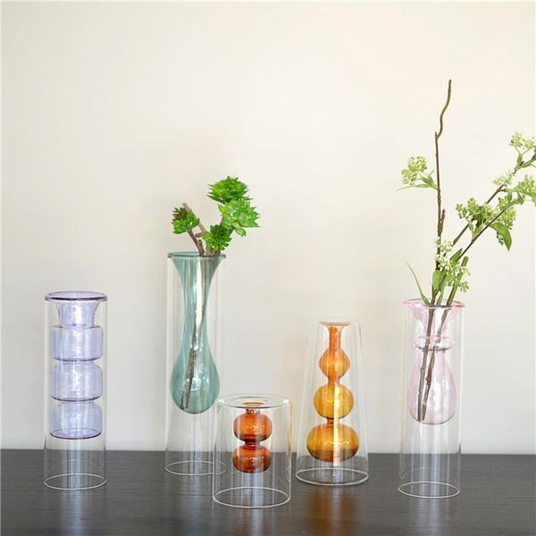 

vases flower vase for table decoration living room decorative rose ornaments deskdried nordic