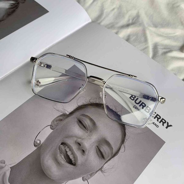 

design sunglasses 2021 new zhikeluo weiting's same fashion blue light anti radiation eyeglass frame, White;black