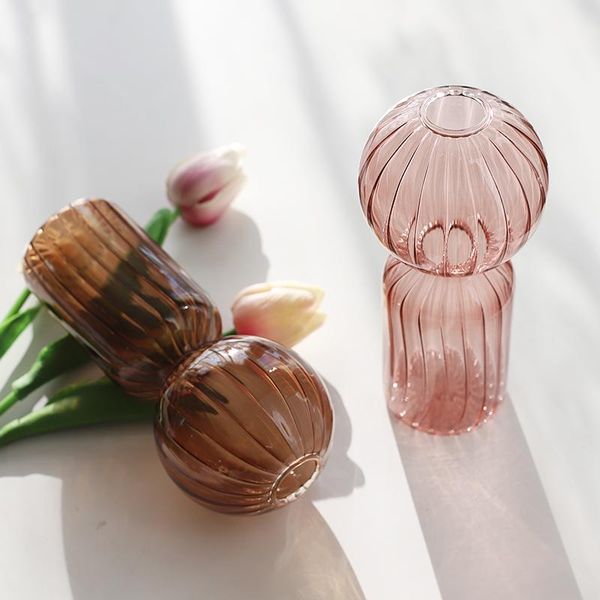 

planters & pots glass flower vase home decor nordic hydroponic terrarium vases for flowers decoration salon balcony decorations plant pot