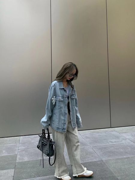 

chrome/heartsjacket croxin leather denim, Black;brown