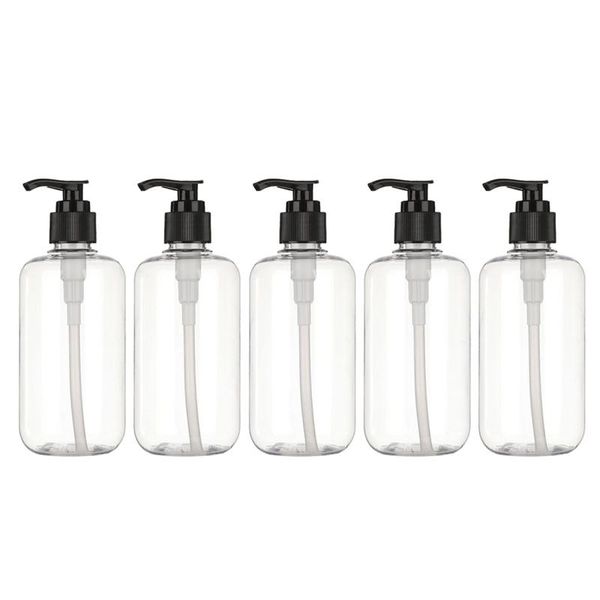 

5x 200ml soap dispenser plastic foaming bottle liquid pump container