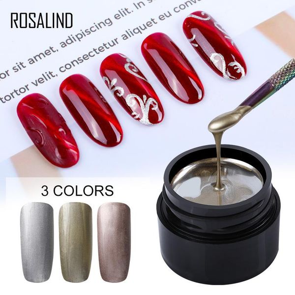 

metal painted glue 5ml mirror nail polish glue metal painted flower, Red;pink