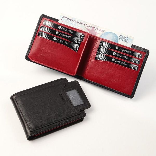 

wallets wallet men luxury bag short thin slim mini cute leather small high quality, Red;black