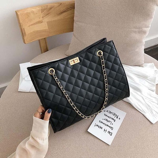 

classic women handbags leather chain large shoulder bags tote fashion crossbody