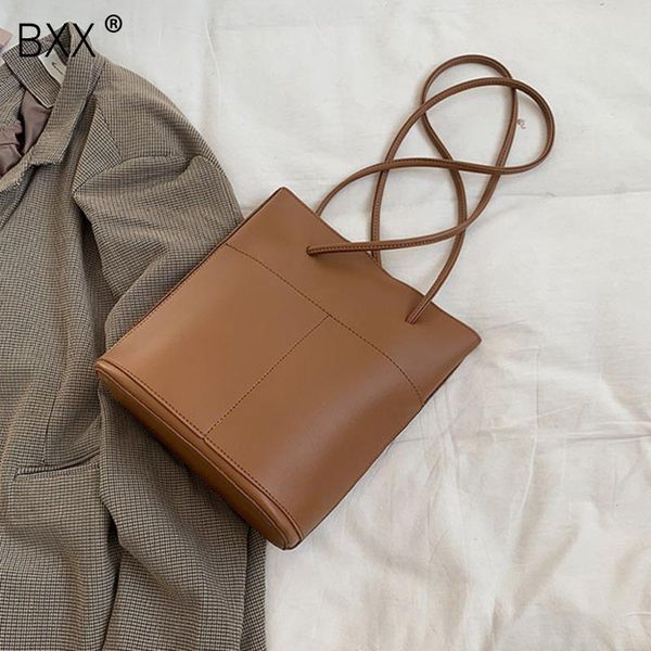 

cross body [bxx] women brief bucket pu leather personality all-match crossbody shoulder bag fashion tide 2021 18a1664