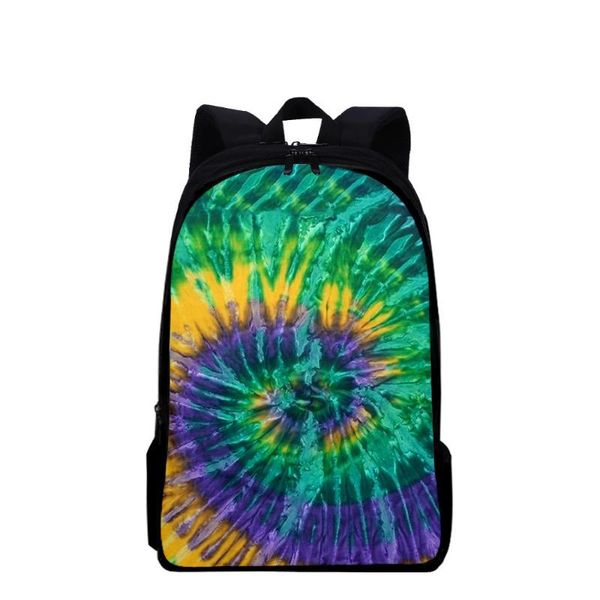 

backpack creative desgn notebook backpacks students school bag tie dye 3d print oxford waterproof boys girls cute lapsmall plecak