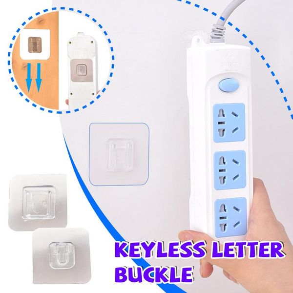 

hooks & rails double-sided adhesive wall storage tools mounted for kitchen