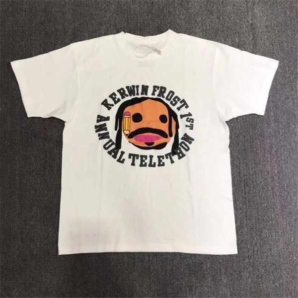 

2021 new 3d foam printing cpfm.xyz for frost t shirt men women 1:1 high-quality pink black white blue tee streetwear t-shirts oxyb, White;black