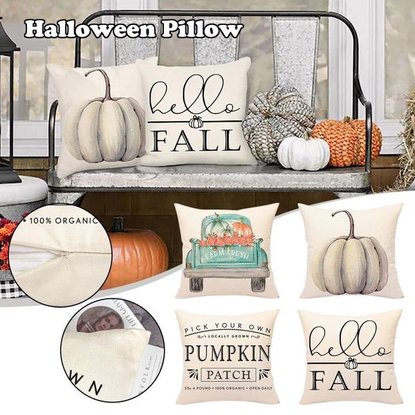 

cushion/decorative pillow 40x40 autumn decorative pillowcase pumpkin home comfortable cover for bed car
