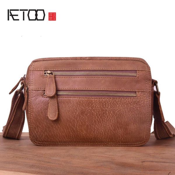 

HBP AETOO Vintage Handmade Men's Bags, Khaki