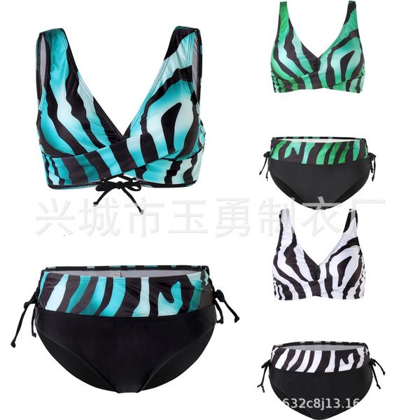 

bikini 2021 little frh split high waist tethered swimsuit for women, White;black