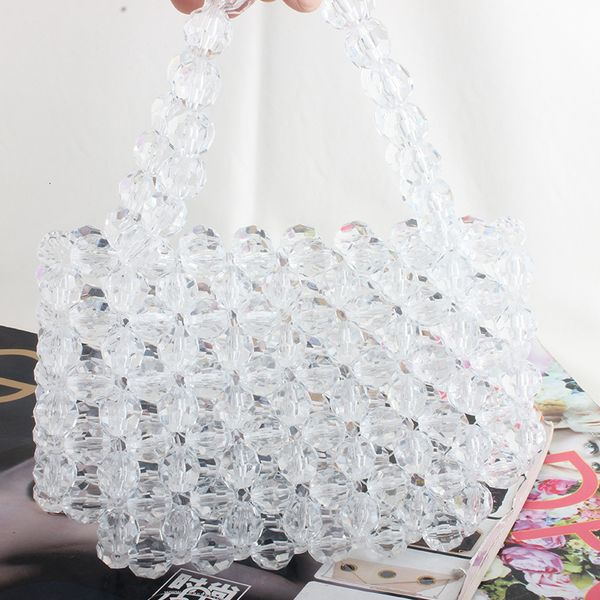 

fashion evening bag pearl crystal in spring and summer of 2021