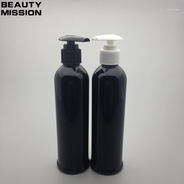 

storage bottles & jars beauty mission 250ml high-grade lotion pump pet black bottles,empty cosmetic round container for shampoo cream person