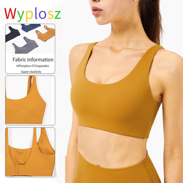 

wyplosz beautiful back sports bras shockproof bra women's underwear vest sportswear gym vest crop high support compress, White;black