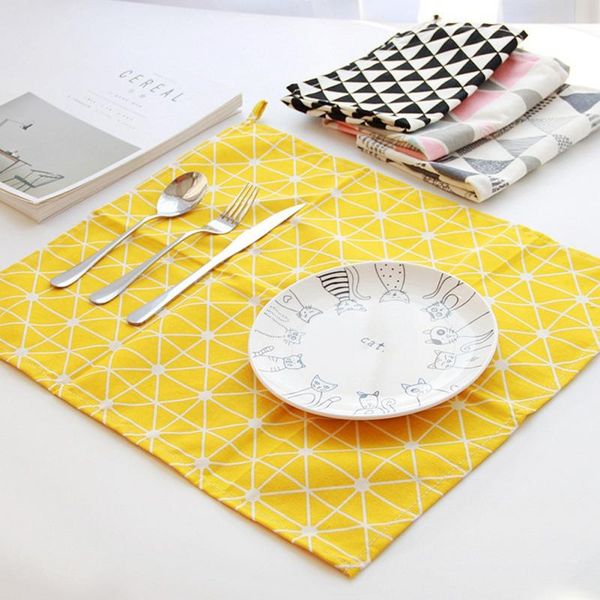 

table runner napkin nordic food mat cotton linen po props rectangular