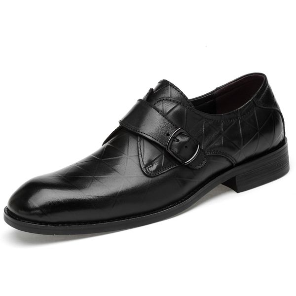 

dress shoes genuine leather shoes, oxford-style ljgm, Black