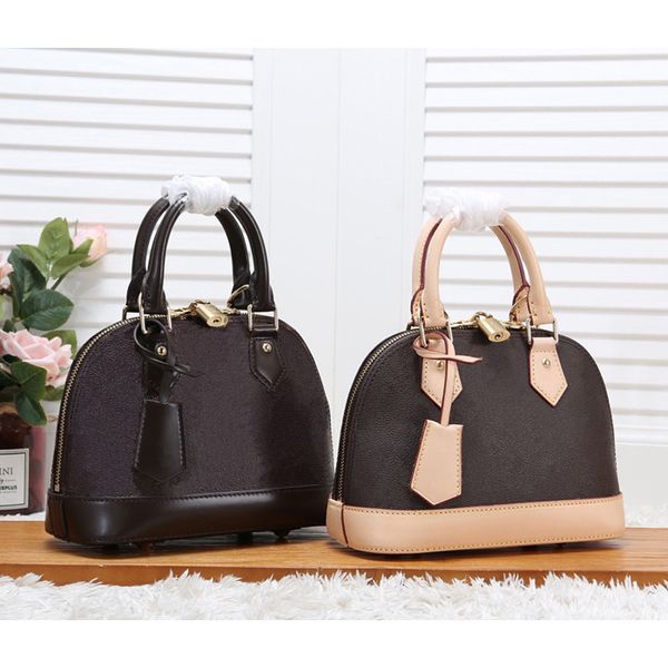 

women shell bag genunie leather classic woman handbags totes bag m53152