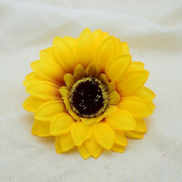 

2pcs silk sunflower diy christmas wreath gifts home wedding decor accessories fake plastic gerbera artificial floristics qylpnf