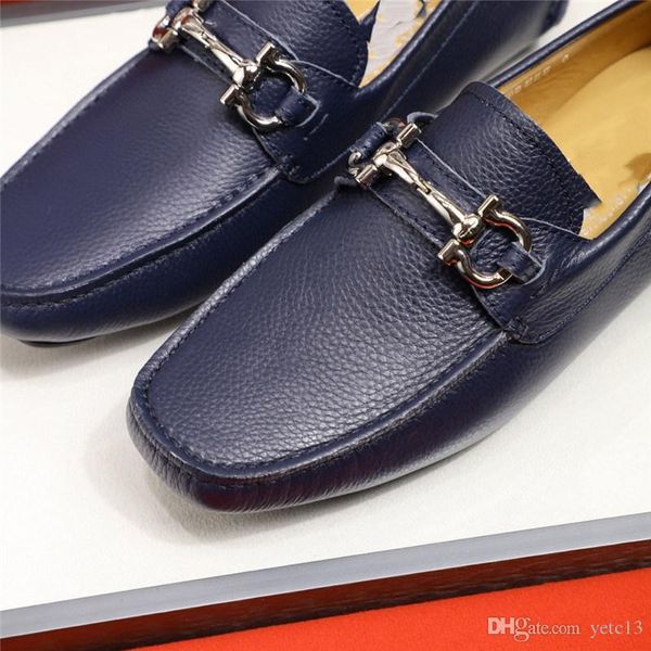 

77 size 46 designer italian mens shoes casual luxury brands summer men loafers genuine leather moccasins comfy breathable slip on boat shoes, Black