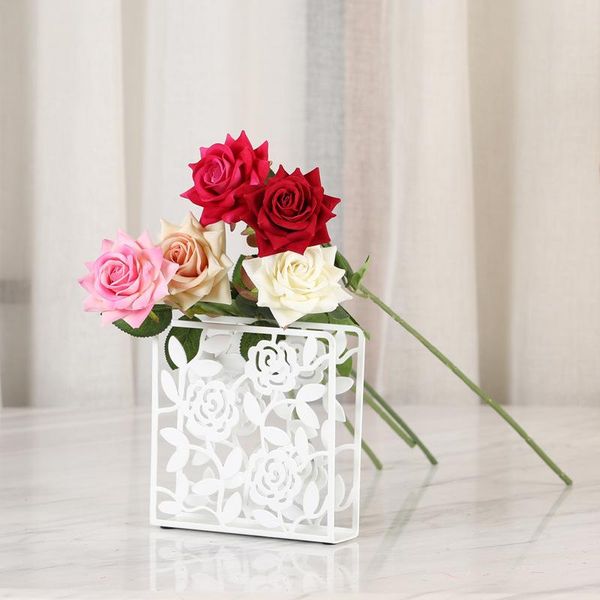 

flower with new style single stem mini valentine' rose home l decoration model velvet rose