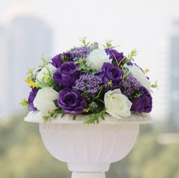 

new10pcs/lot wedding road lead lavender artificial flowers wedding table flowers,table centerpiece decorations