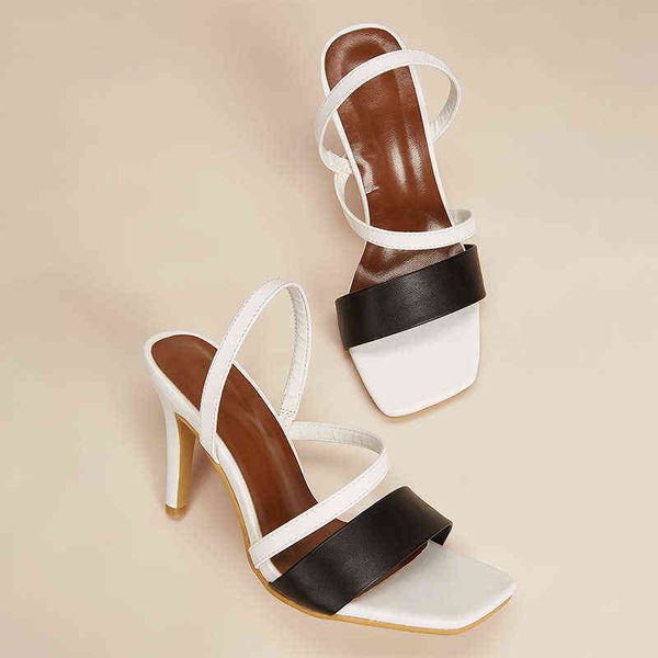 

square fashion sandals women's one foot high heel shoes large size sandals pula shoes factory size 35-42, Black