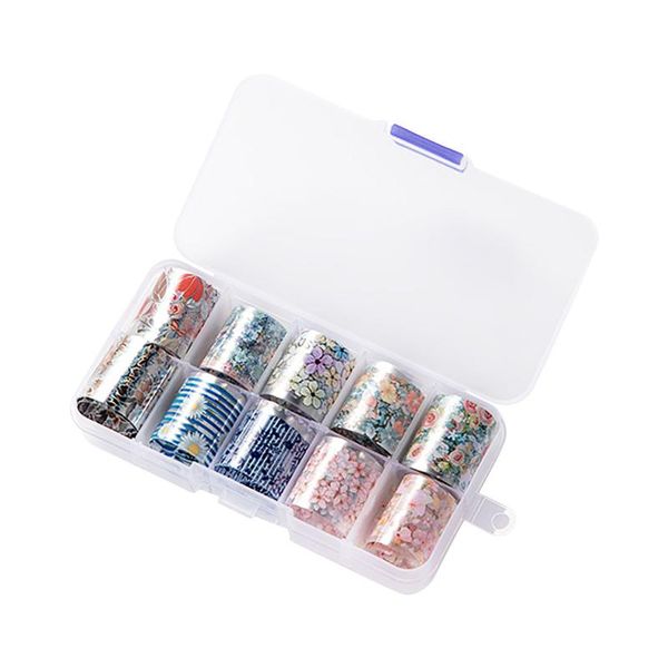 

window stickers nail sticker boxed transfer colorful set self adhesive polish strips gel