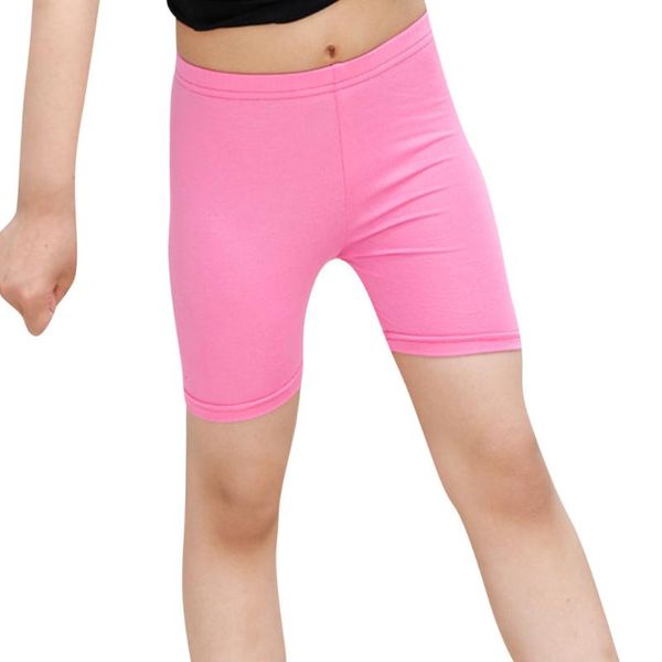 

women's leggings 6 pack fashion children dance girls bike breathable solid safety coulor elasticity baby cotton toddler, Black