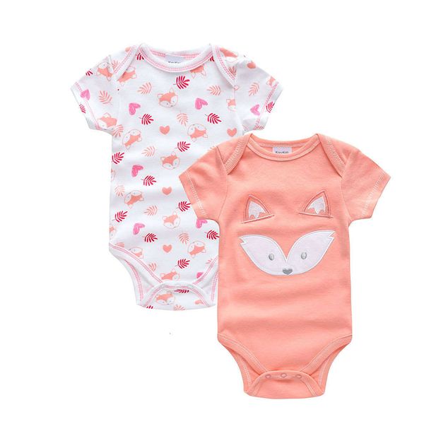 

summer baby bodysuit two piece casual born triangle short sleeve bag, White