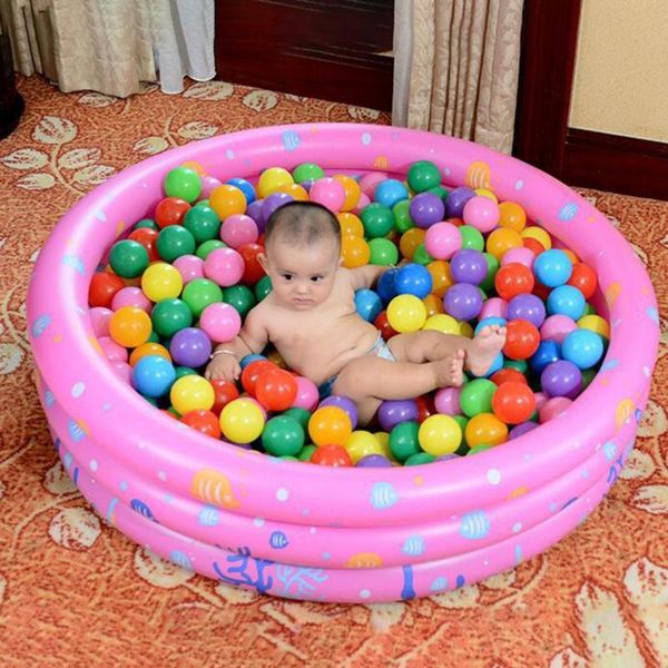 

pool & accessories 130*40cm children's bathtub bobo child thickened inflatable round swimming for water party paddling