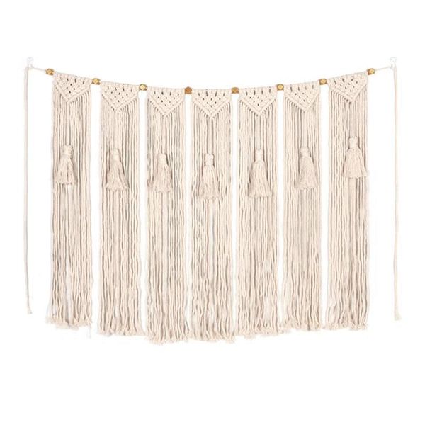 

tapestries macrame woven wall hanging boho chic bohemian room geometric tapestry art beautiful apartment dorm home decoration