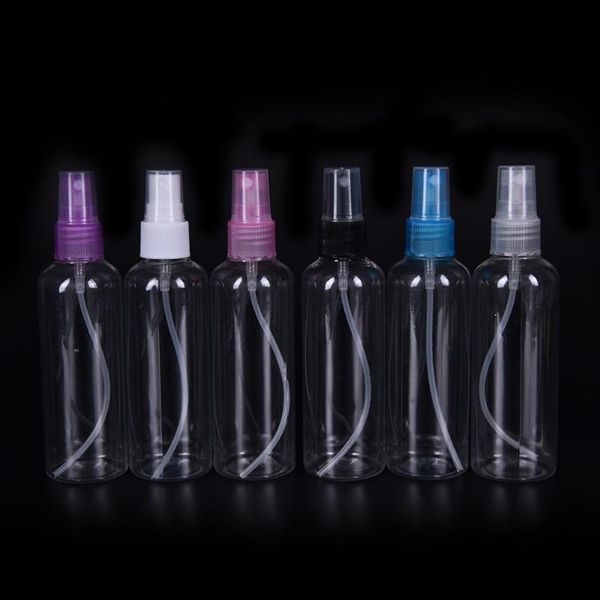 

storage bottles & jars 100ml plastic perfume bottle refillable portable travel container transparent atomizer empty small spray 1pc/2pcs