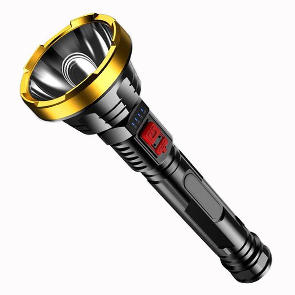 

flashlights torches outdoor portable led torch long range convoy powerful rechargeable lamp lanterna potente camping equipment