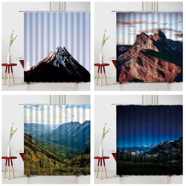 

shower curtains landscape curtain set fabric in rooms and halls bathroom household items kitchen