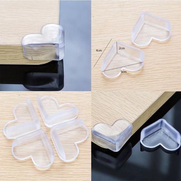 

corner&edge cushions 4pcs 5*4*2cm child baby safety silicone protector table corner edge protection cover children anticollision & guards