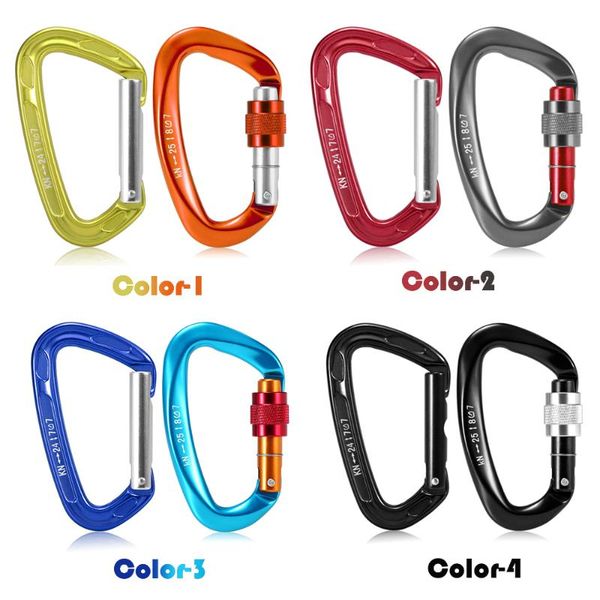 

cords, slings and webbing heavy duty d shape buckle carabiner 24kn non-locking straight gate 25kn twist keychain hammock lock clip d-ring