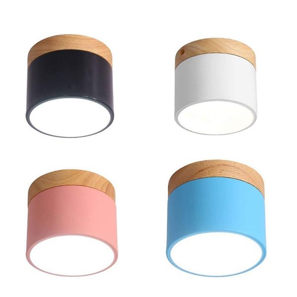 

led flush mount downlight ceiling mounted accent lighting imitation wood 5w 7w 9w 12w 15w ideal for hallway gallery picture 220v